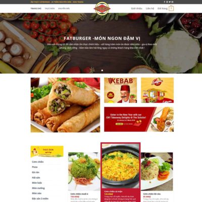 Thiết kế web nhà hàng