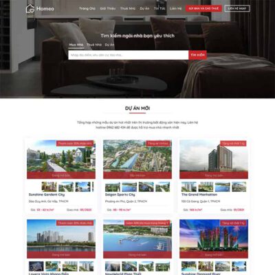 Thiết kế web bất động sản 10