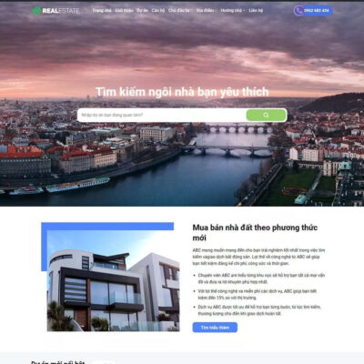 Thiết kế web bất động sản 13