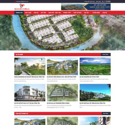 Thiết kế web bất động sản 07