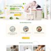 Thiết kế web landing page bỉm cho bé