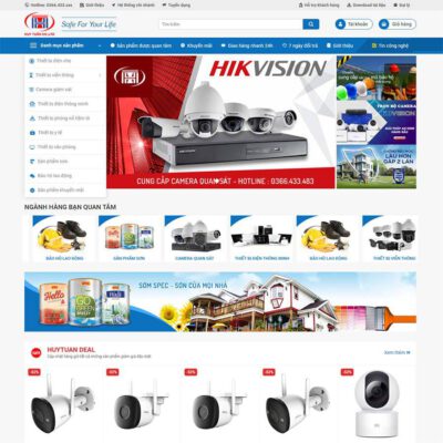 Thiết kế web shop camera 04