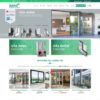 Thiết kế web công ty nhôm kính 01