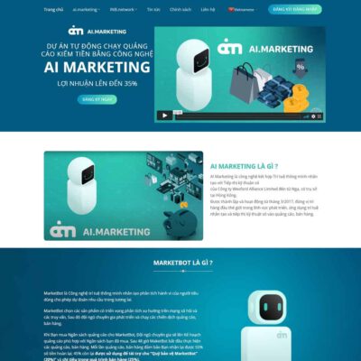 Thiết kế web giới thiệu dự án đầu tư online