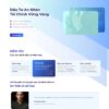 Thiết kế web landing page đầu tư trái phiếu tài chính