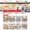Thiết kế web bán đèn Led, đèn trang trí