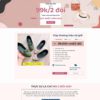 Thiết kế web Lading Page bán giày, dép nữ