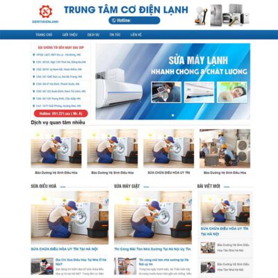 Thiết kế web sửa điện lạnh 02