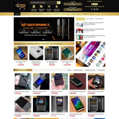 Thiết kế web điện máy 01