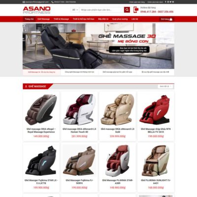 Thiết kế web điện máy 03