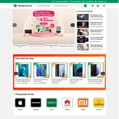Thiết kế web điện máy 05