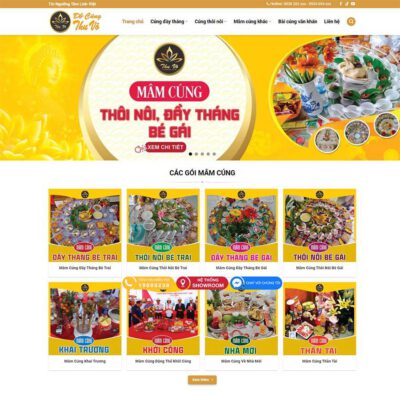 Thiết kế web đồ cúng