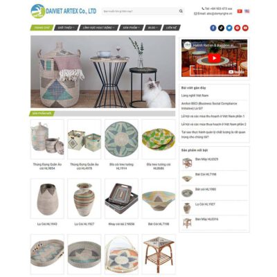 Thiết kế web đồ mỹ nghệ