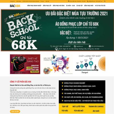 Thiết kế web đồng phục 02