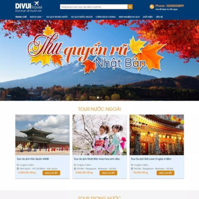 Thiết kế web du lịch 03