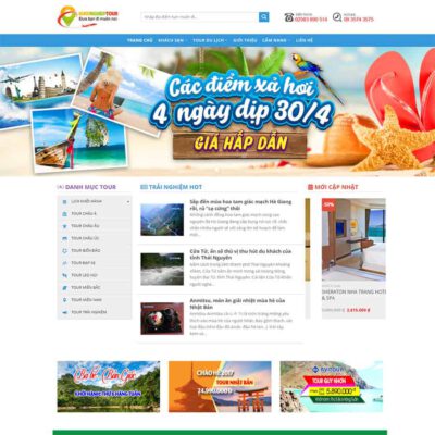 Thiết kế web du lịch 06