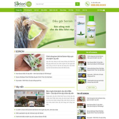 Thiết kế web bán dược phẩm 04