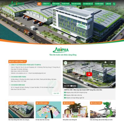 Thiết kế web dược phẩm 07