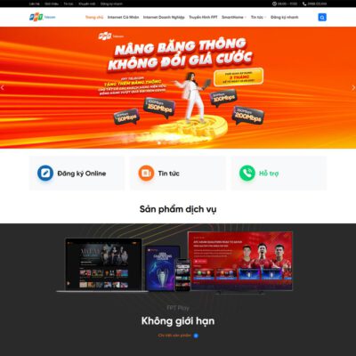 Thiết kế web dịch vụ FPT