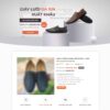 Thiết kế web landing page bán giày da