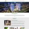 Thiết kế web landing page bất động sản 09