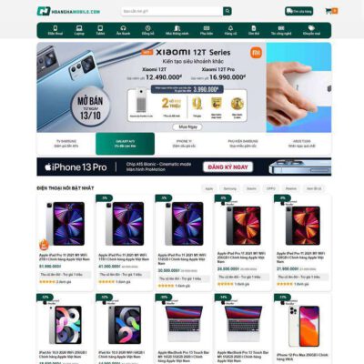 Thiết kế web Hoàng Hà Mobile