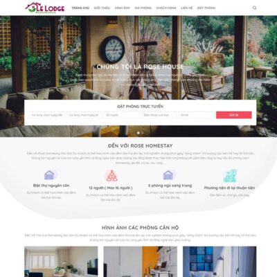 Thiết kế web Khách Sạn 02