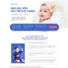 Thiết kế web landing page khóa học dạy trẻ