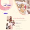 Thiết kế web landing page khóa học đàn Piano