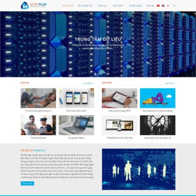 Thiết kế web giới thiệu công ty dịch vụ mạng, CNTT