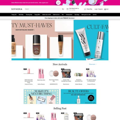 Thiết kế web mỹ phẩm 12