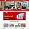 Thiết kế web công ty nhôm kính 02