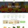 Thiết kế web nông sản 03