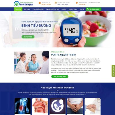 Thiết kế web phòng khám đa khoa