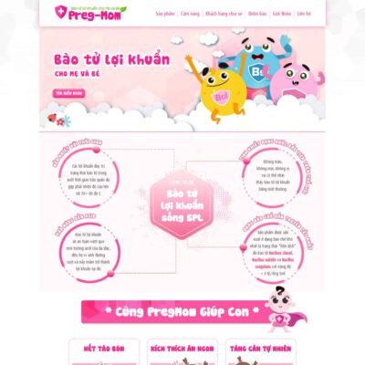 Thiết kế web thực phẩm chức năng