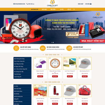 Thiết kế web quà tặng doanh nghiệp