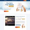 Thiết kế web landing page máy nghe trợ thính
