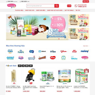 Thiết kế web bán tạp hóa