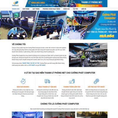 Thiết kế web thu mua, thanh lý đồ cũ 03