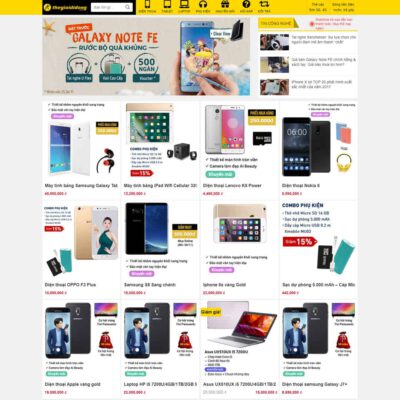 Thiết kế web giống thế giới di động 02