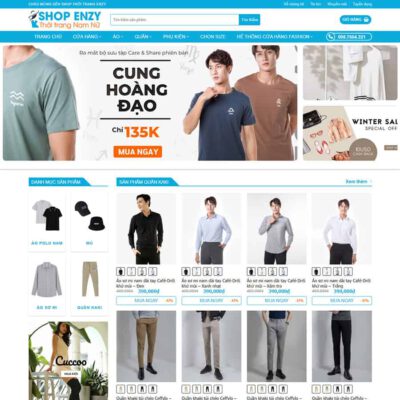 Thiết kế web bán quần áo, thời trang 04
