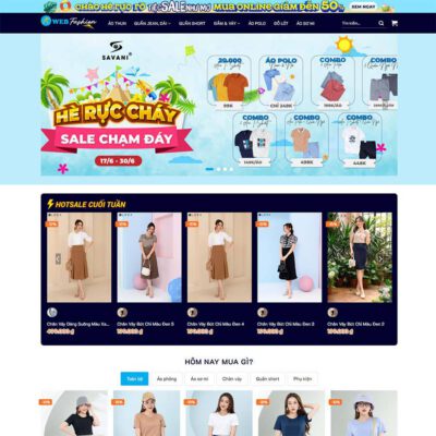 Thiết kế web thời trang cao cấp 06