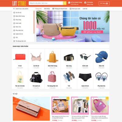 Thiết kế web thời trang 09