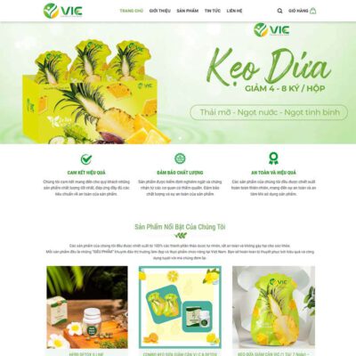Thiết kế web thực phẩm chức năng 17
