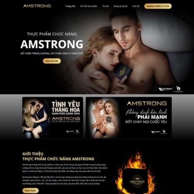 Thiết kế web thực phẩm chức năng 03
