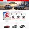 Thiết kế web bán ô tô Toyota