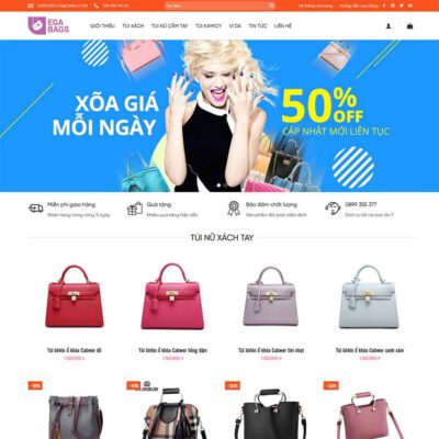 Thiết kế web bán túi xách
