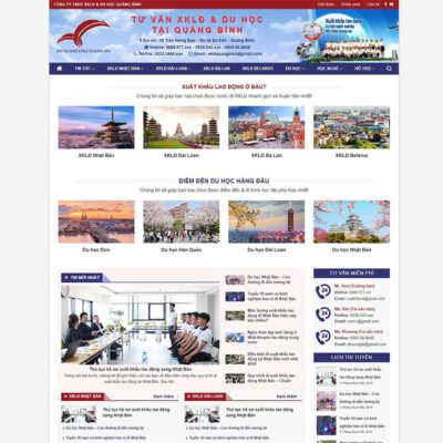 Thiết kế web xuất khẩu lao động 07