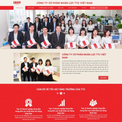 Thiết kế web xuất khẩu lao động 08