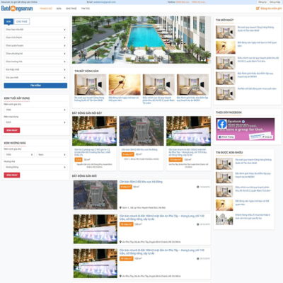 Thiết kế web bất động sản 34